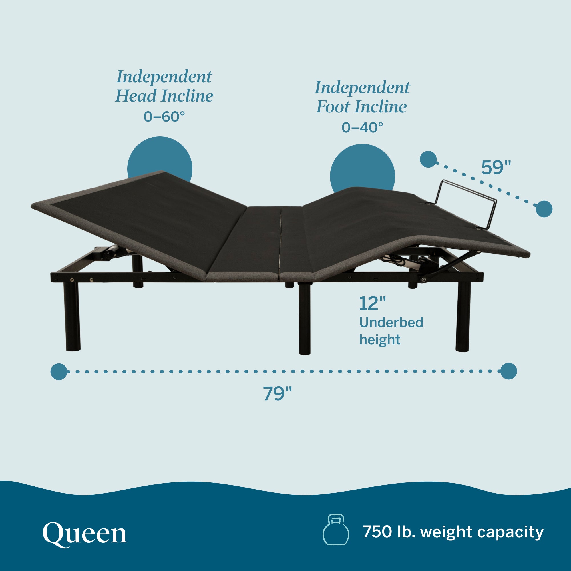 L150 Adjustable Bed Frame | Affordable | Lucid