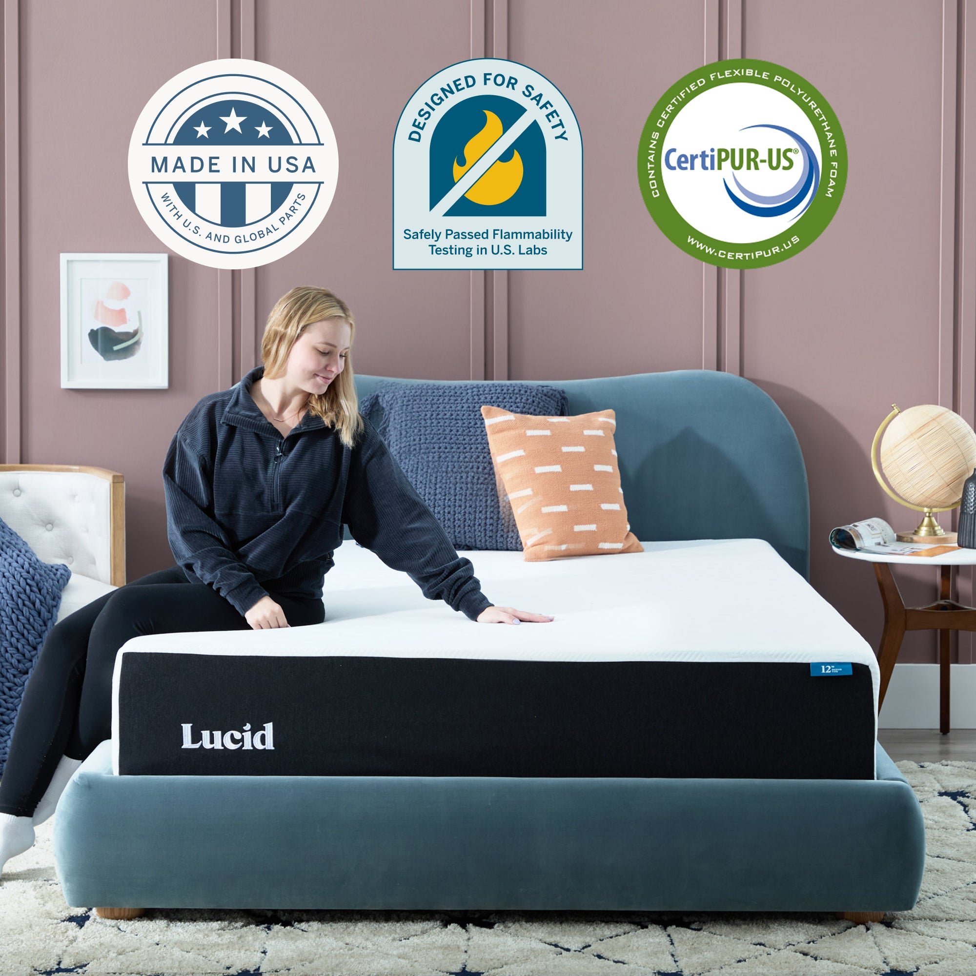 明晰夢/Lucid Dreams プレイマット Premium High Profile Memory Foam Mattress | Lucid