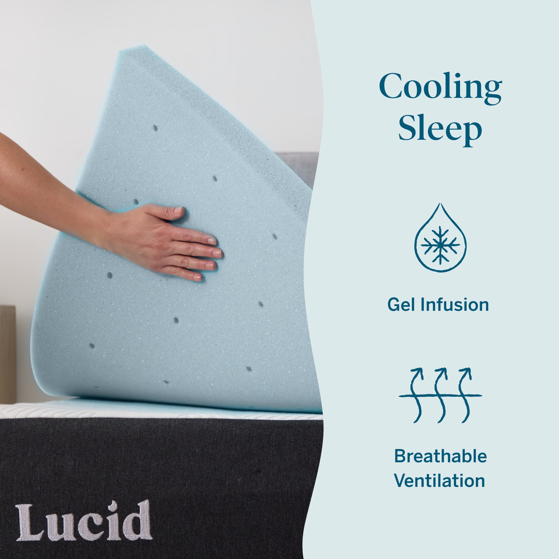 Gel Memory Foam Topper
