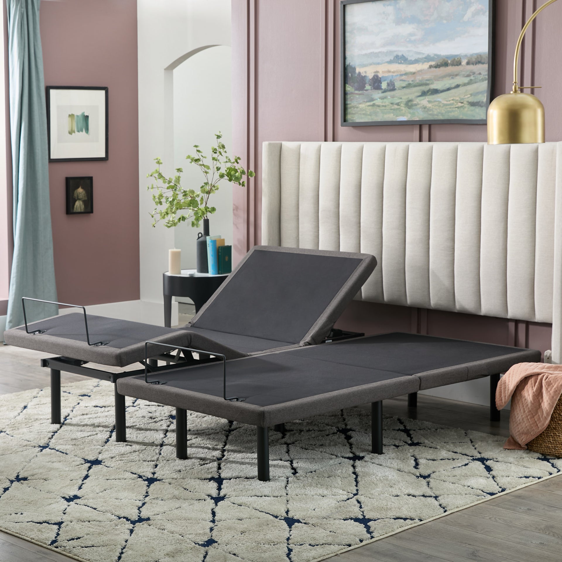 L600 Adjustable Bed Frame | Massage & Zero Gravity | Lucid Split King L600 Adjustable Bed Frame | Massage & Zero Gravity | Lucid Split King